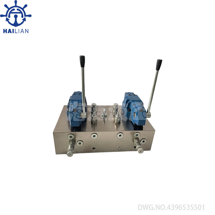 MARINE HATCH COVER CONTROL VALVE STAND DWG.NO.4396535501