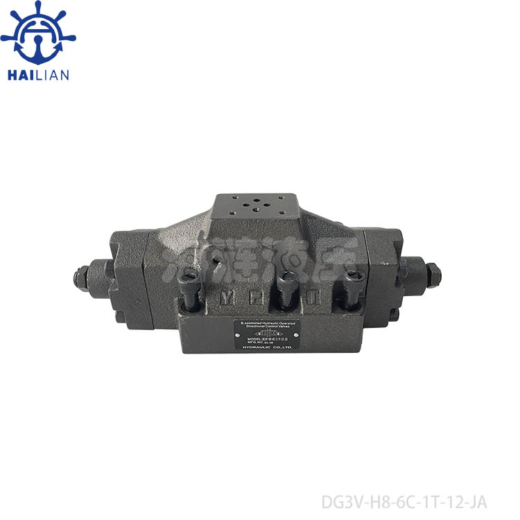 Manual valve DG3V-H8-6C-1T-12-JA E-controlled hdyraulic operated