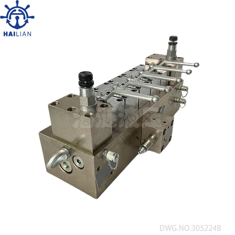 Marine control Valve block DWG.NO.305224B -Hydraudyne