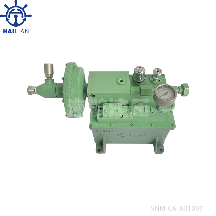 AIR ACTING PISTON PUMP DWG NO.CA-A31097 MARINE HYDRAULIC POWERPACK_DECK MACHINERY