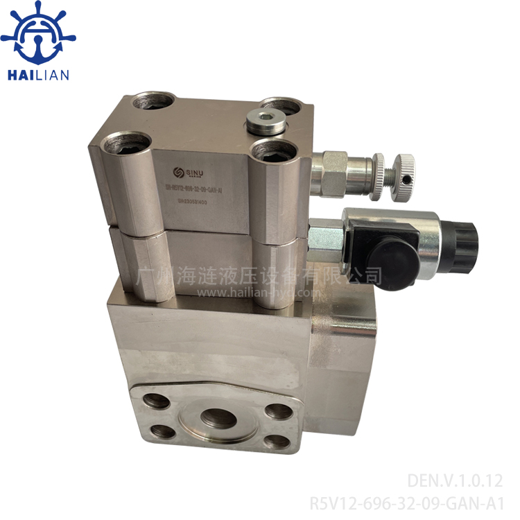 SOLENOID CONTROLLED RELIEF VALVE R5V12-393-32-09-W21-A21 FOR SLEWING CRANE