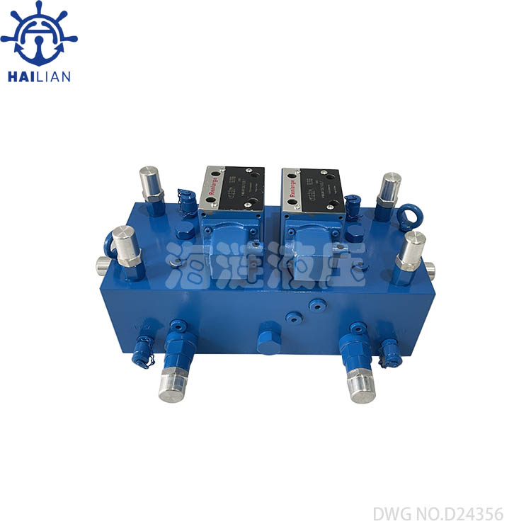 TTS control valve block 68271-01-50001-03 for dry cargo handing DWG NO.D24356