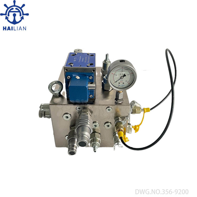 STTS control valve block DWG NO.427-9200 for hatch cover