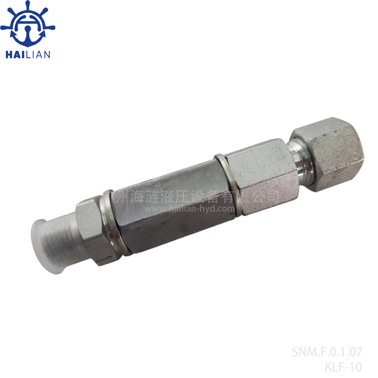 PIPE CONNECTOR WITH FILTER KLF-10 DWG: M04-82361