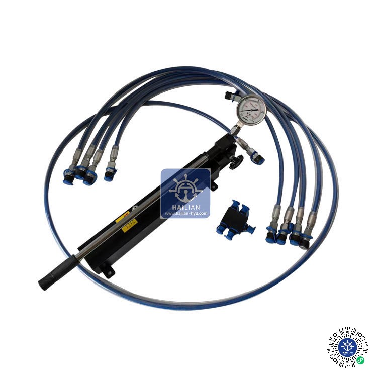200MPa high pressure manual pump with hydraulic hose L:1500M