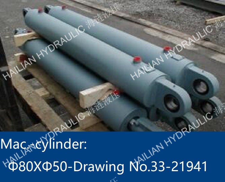 Mac.-cylinder Φ80XΦ50-Drawing No.33-21941