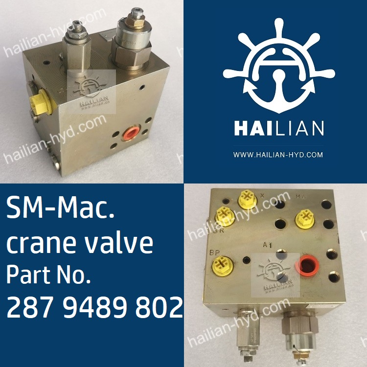 Macgregor crane valve Part No. 287 9489 802