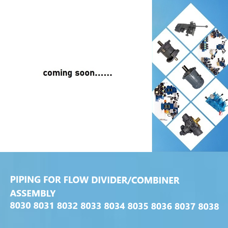 PIPING FOR FLOW DIVIDER-COMBINER ASSEMBLY 8030 8031 8032 8033 8034 8035 8036 8037 8038