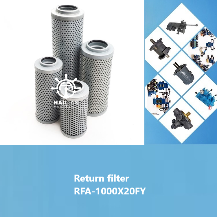 Return filter RFA-1000X20FY for MOORING WINCHES