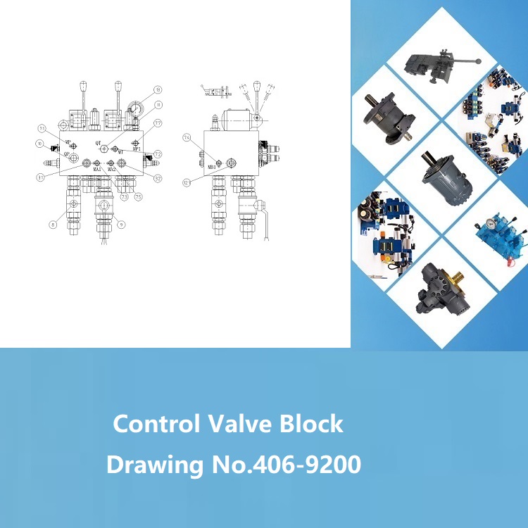 STTS Control Valve Block Drawing No.406-9200-hatch cover