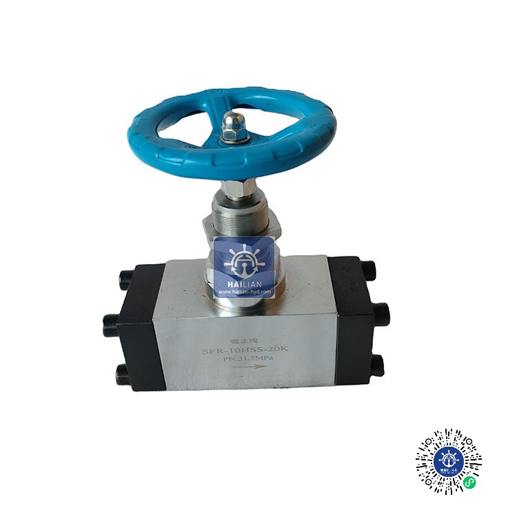 Flange stop valveSFR-10HSS-20K for hatch cover