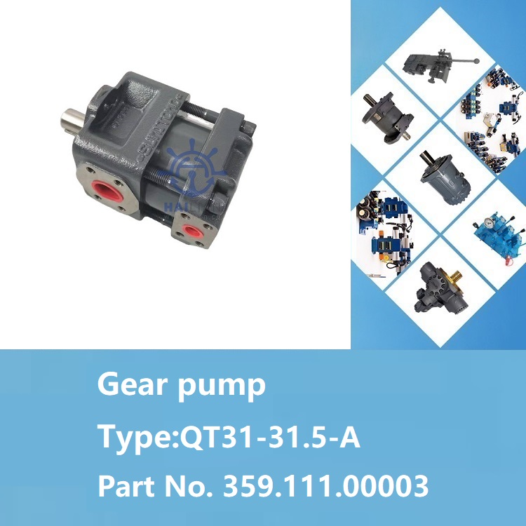 Sumitomo hydraulic gear pump QT31-31.5-A Part No. 359.111.00003-HATCH COVER PUMP