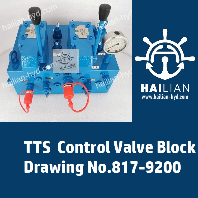 TTS Control Valve Block Drawing No.817-9200