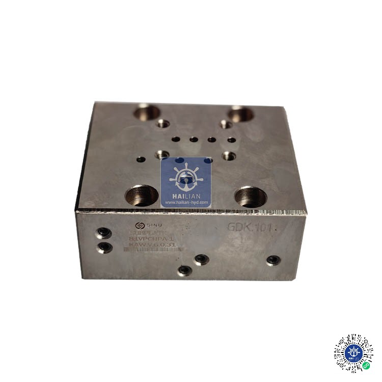 Subplate 81VPCHPA-1 Dwg: FMW31-1657B for Hydraulic motor