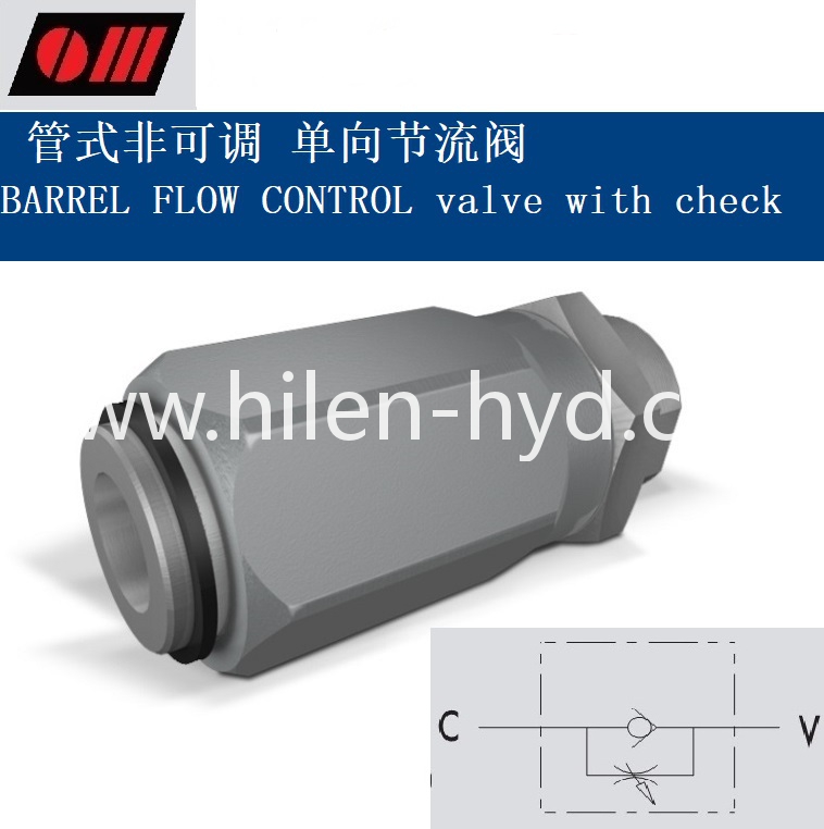 VRF 1-4-BARREL FLOW CONTROL VVALVES WITH CHECK