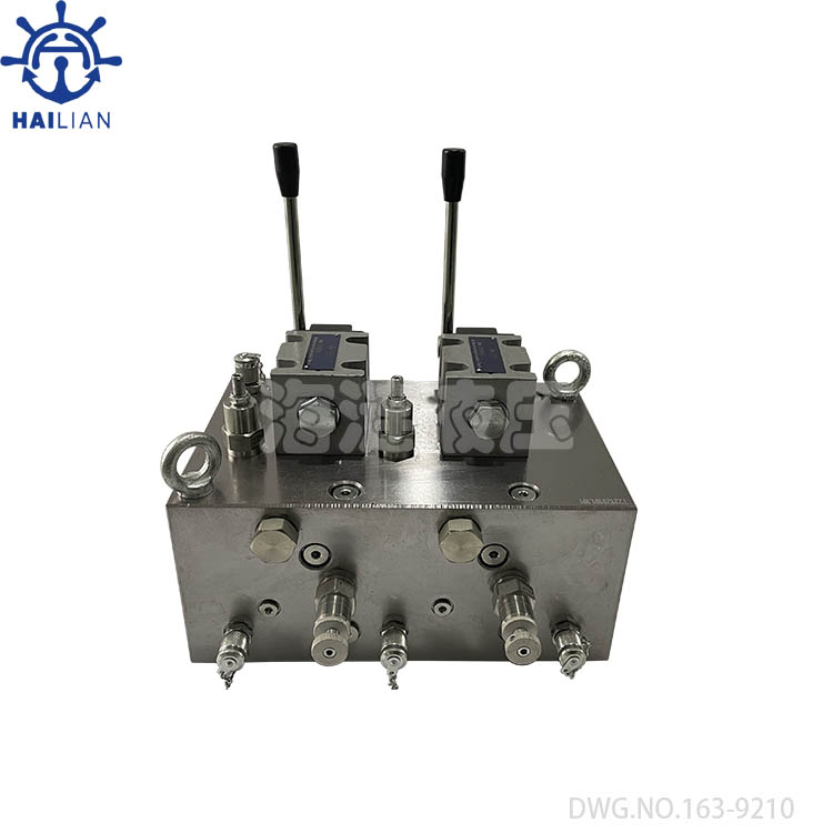 TTS hatch cover control valve block DWG.NO.163-9210