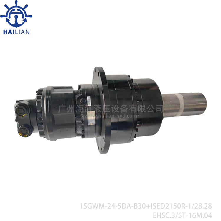 Slewing motor 1SGWM-24-5DA-B30+ISED2150R-1/28.28 for hose handling crane