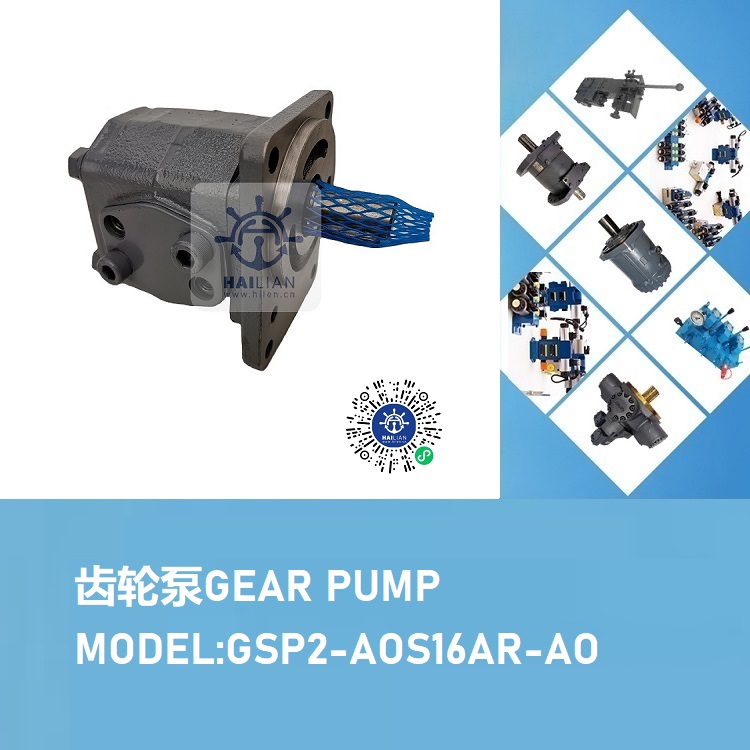 GSP2-AOS16AR-AO Crane/Davit Hoisting/Luffing oil pump/gear pump Tsuji