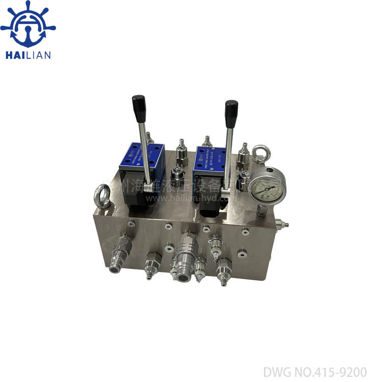 Control valve block DWG NO.415-9200 for bulk ship
