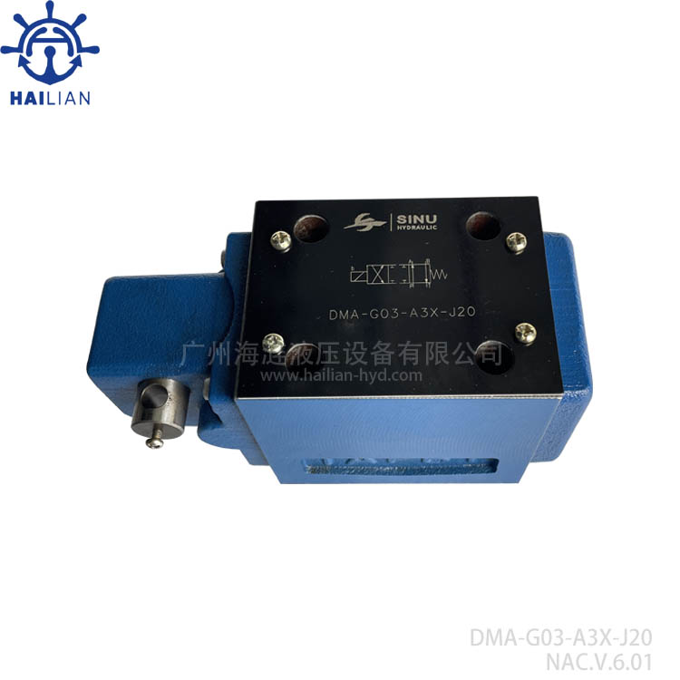 Manually operated directional valve DMA-G03-A3X-J20 for deck crane