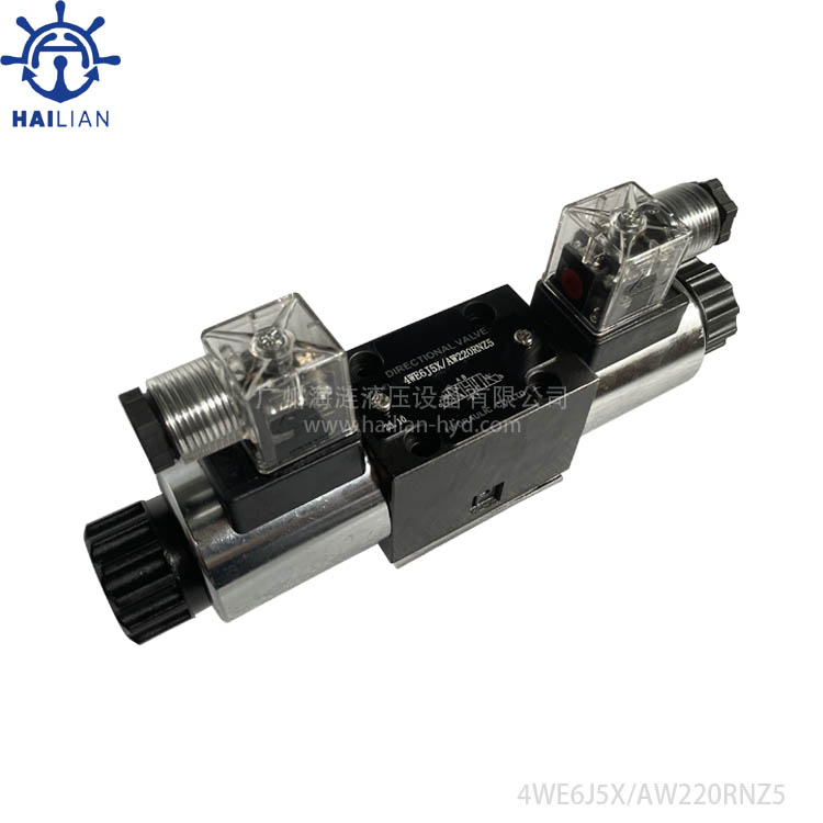 Solenoid Operated Directional Valve 4WE6J5X/AW220RNZ5 Ship hydraulic spares
