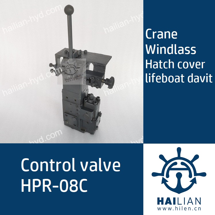 Control valve HPR-08C lifeboat davit used