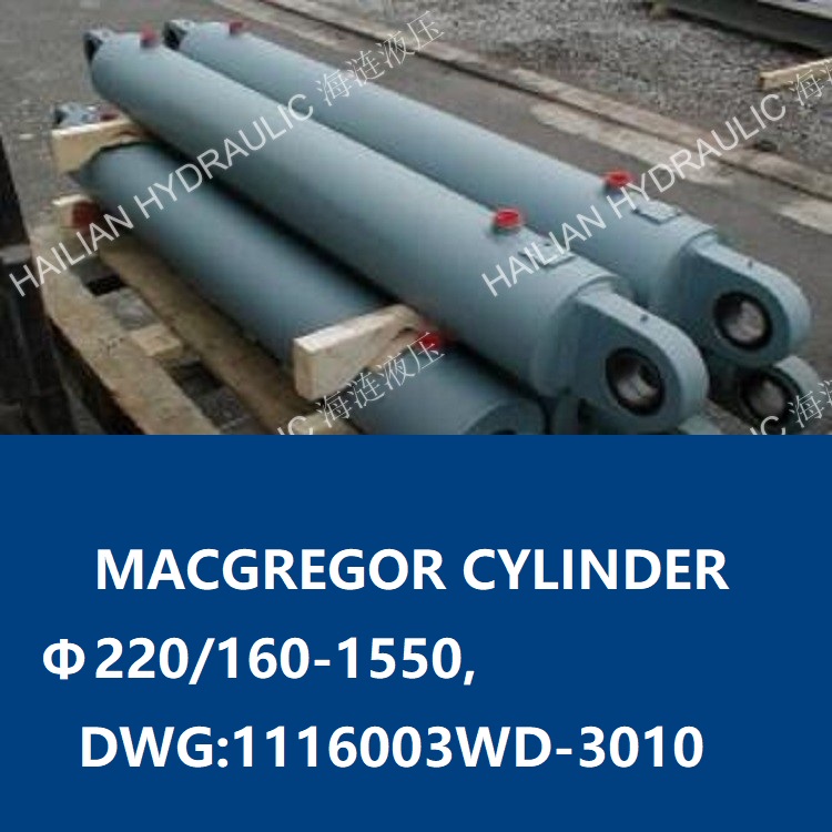 MACGREGOR CYLINDER D220/160-1550,  DWG:1116003WD-3010