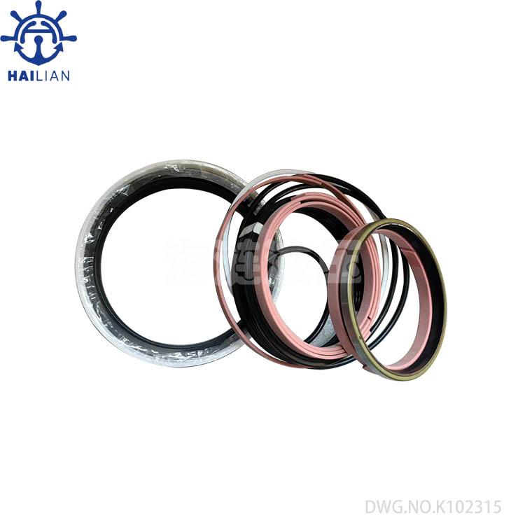 SEAL KITS FOR CYLINDER DOUBLE ACTING HYDRATECH DWG.NO.K102315,Φ220/140,Material No.1150796