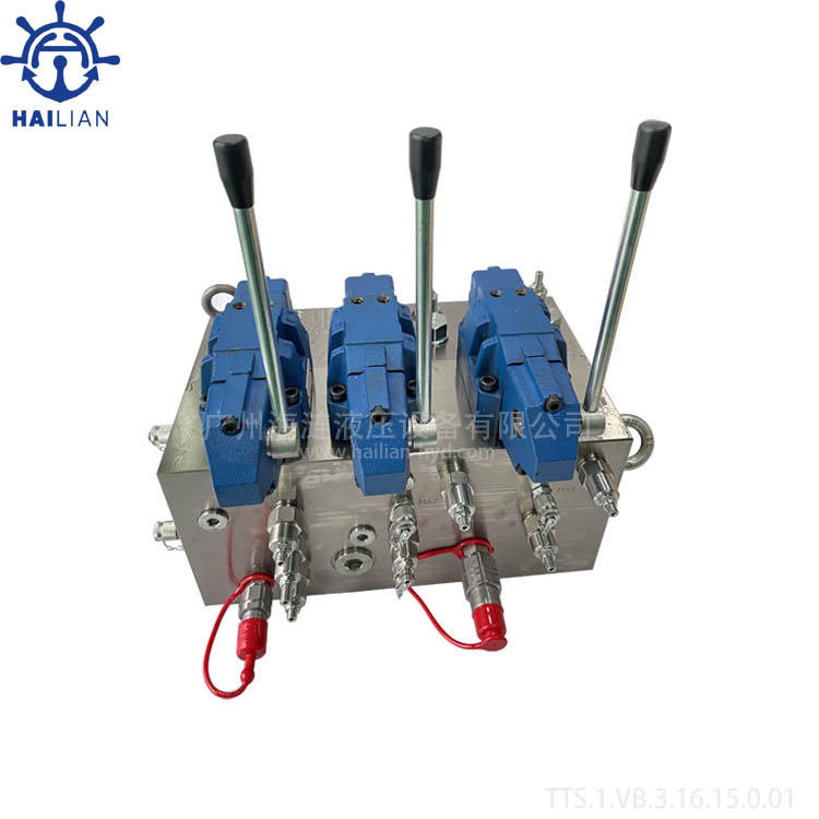 Marine hydraulic control valve block DWG No.166-9210