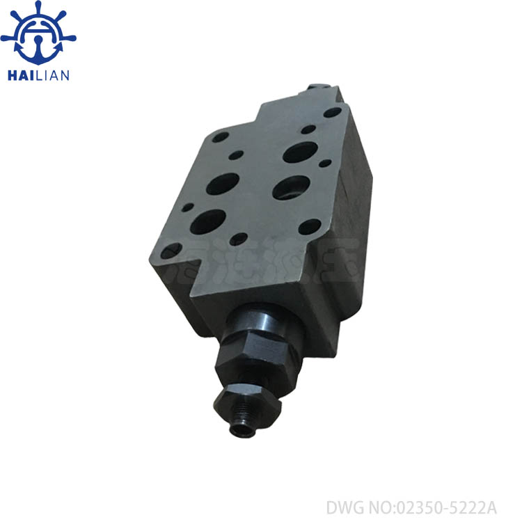 PILOT CHECK VALVE DWG NO:02350-5222A FOR HYDRAULIC DECK CRANE