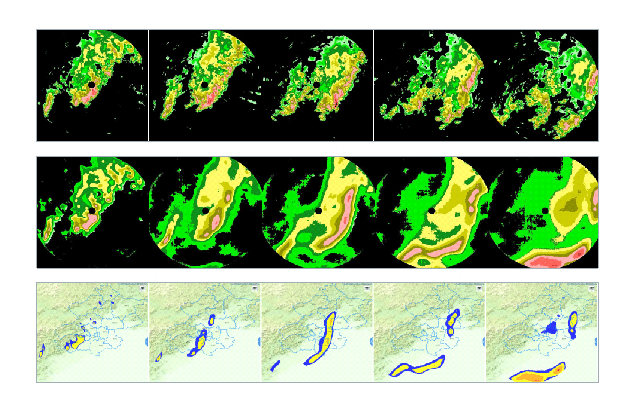短临雷达外推及灾害天气预警系统