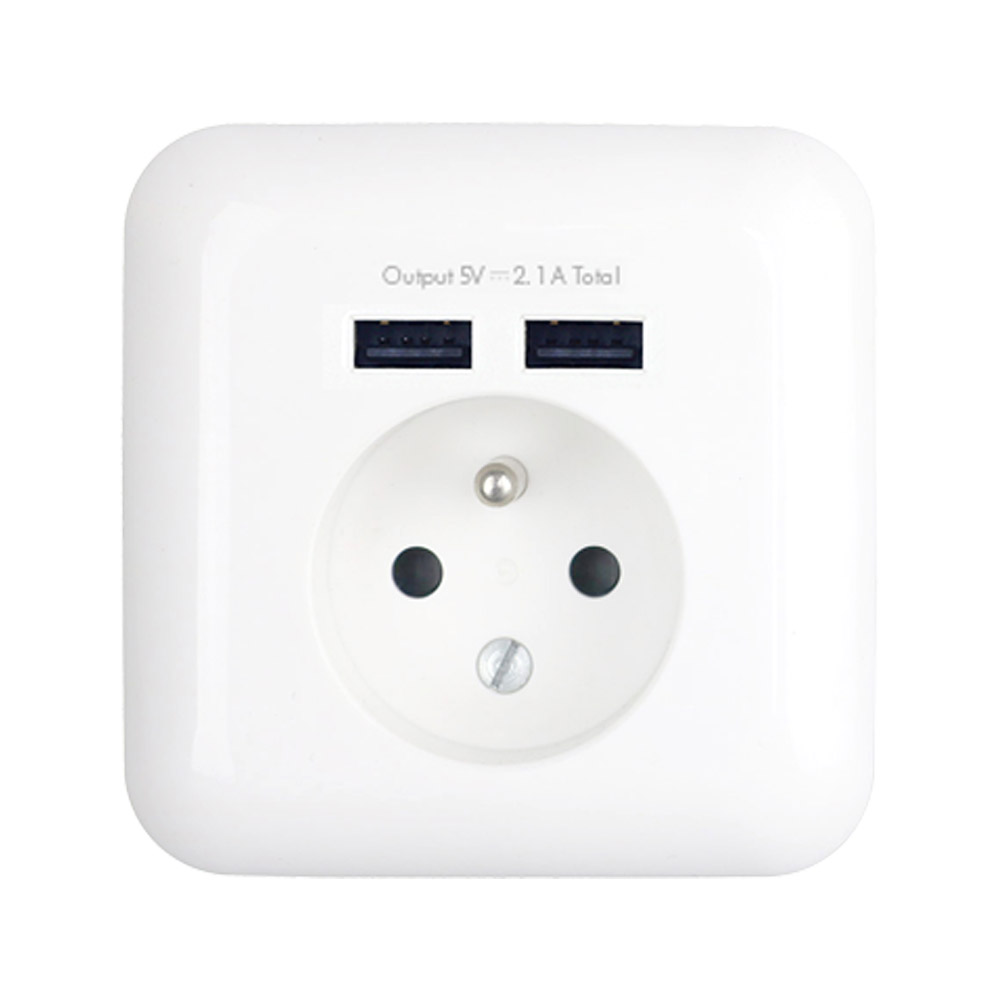 法國USB墻壁插座