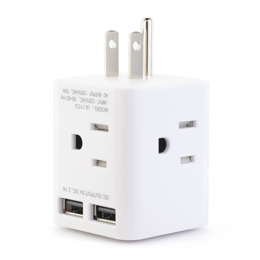 美规一拖四转换器带USB