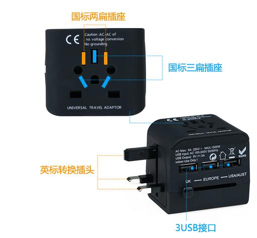 多功能插座轉(zhuǎn)換器