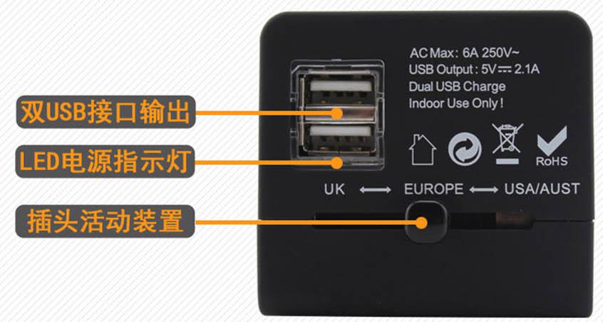 萬能轉換插頭 萬能轉換插頭