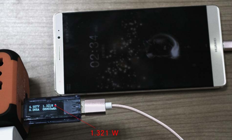 多功能轉換插頭充電測試