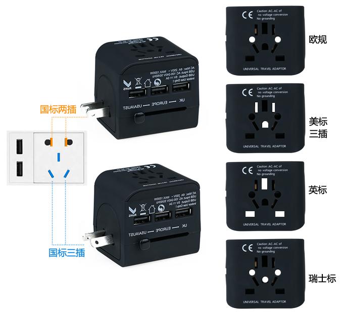 多功能转换插头