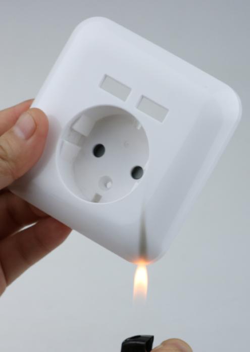 插座防火测试