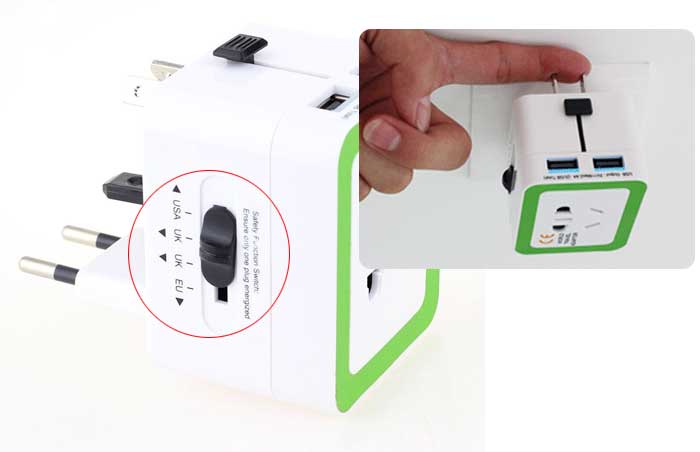 全球通转换插座