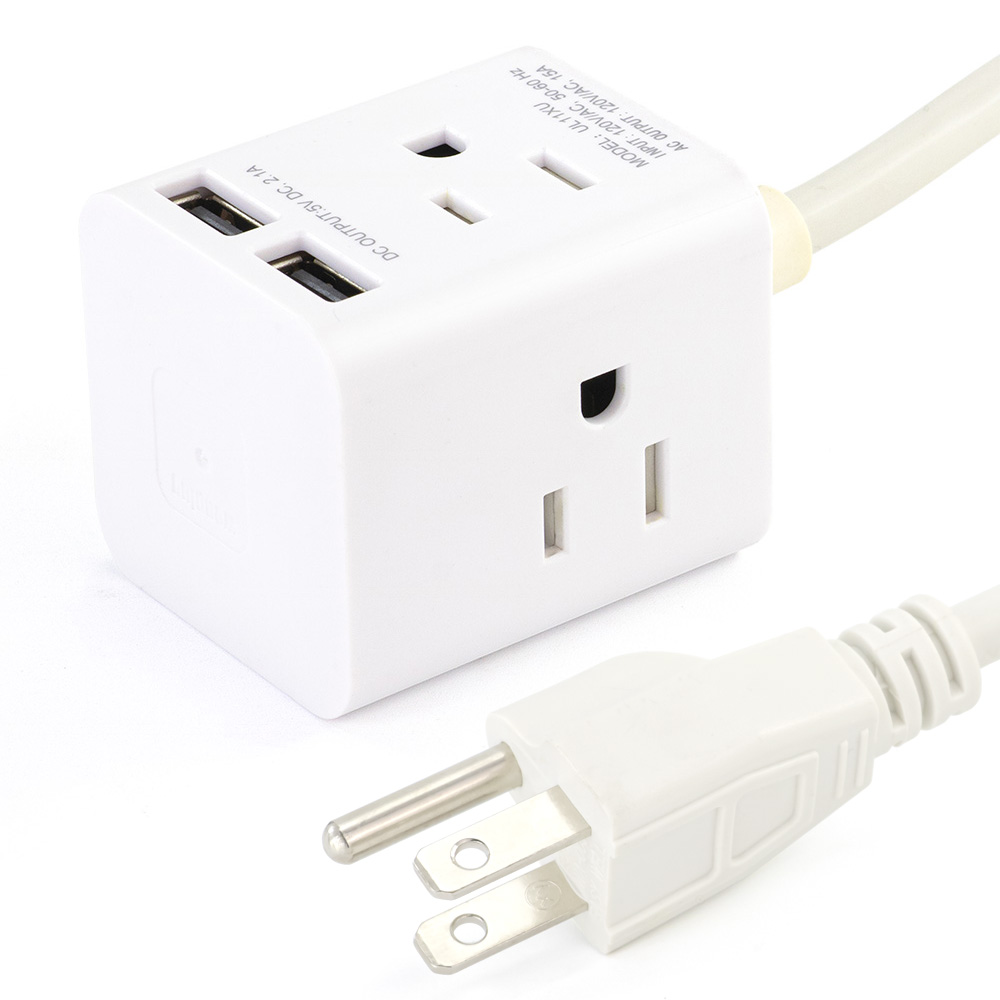 美规魔方排插带USB