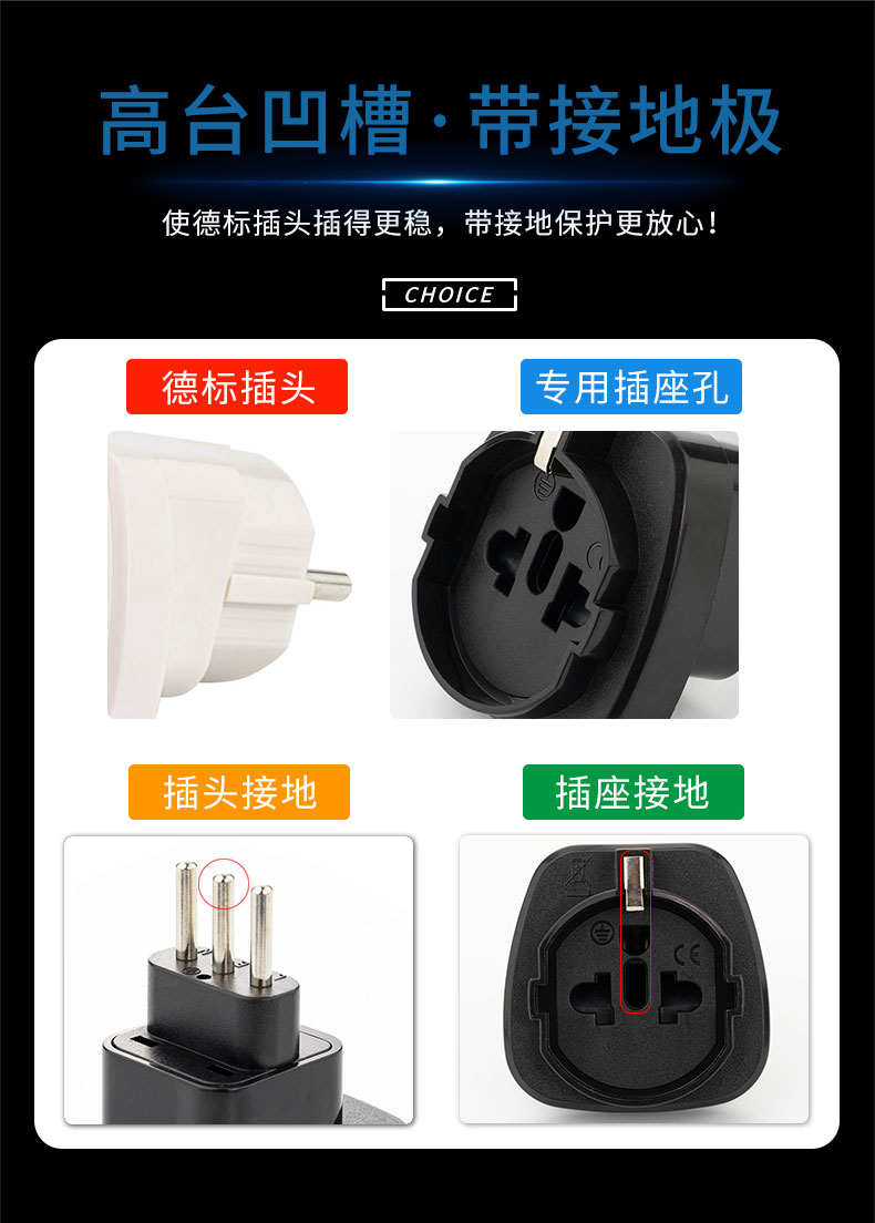 转换插座 
