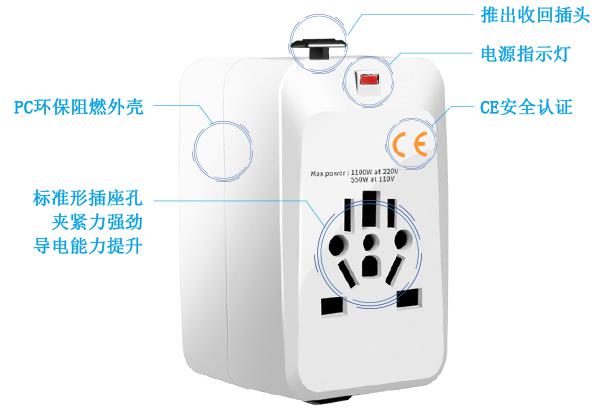 多功能插座转换器