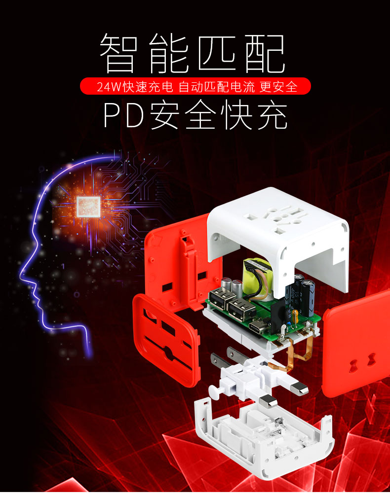 多功能轉換插座