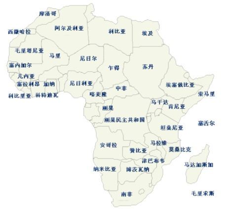 非洲地图