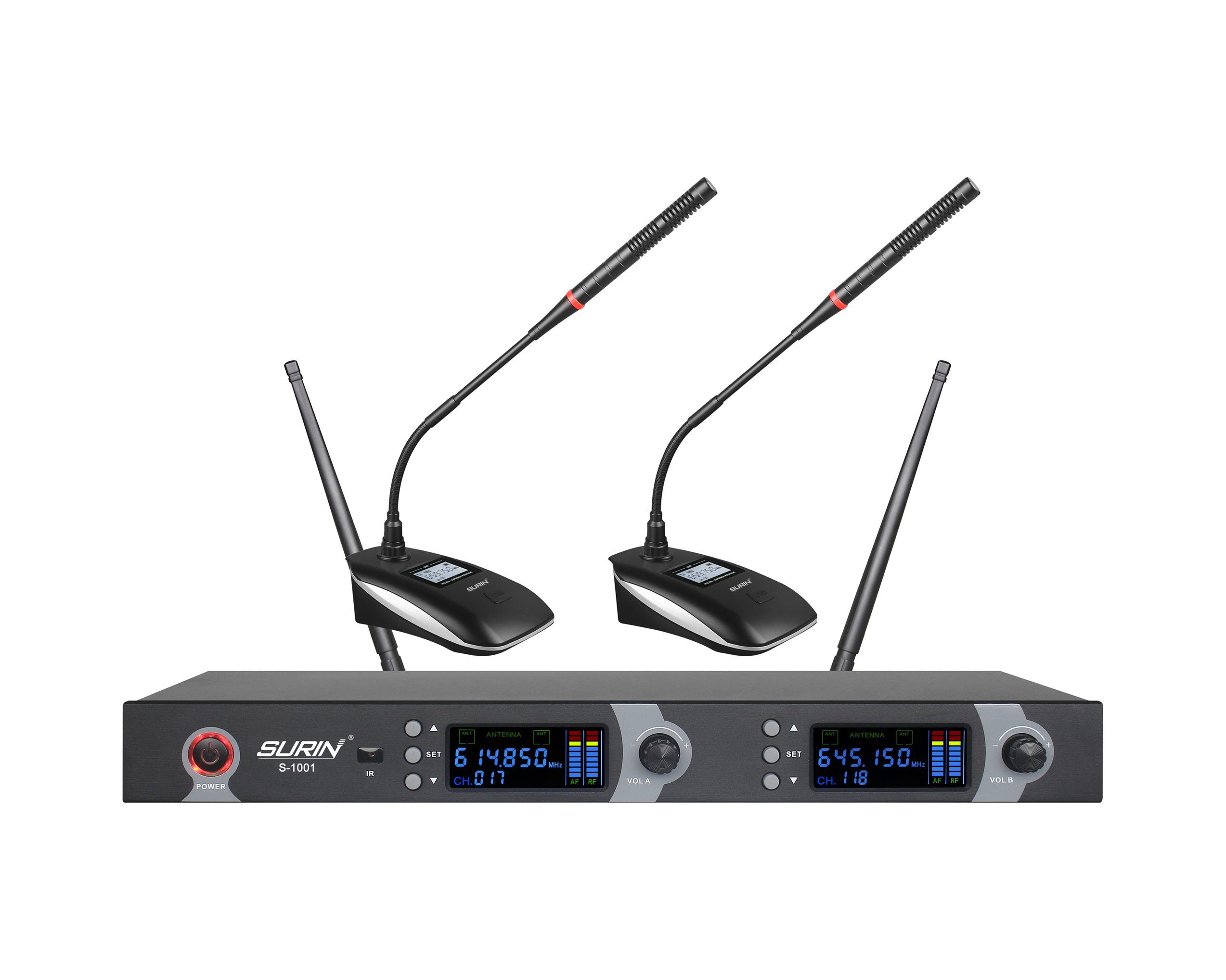 S-1001/会议 专业一拖二无线会议话筒