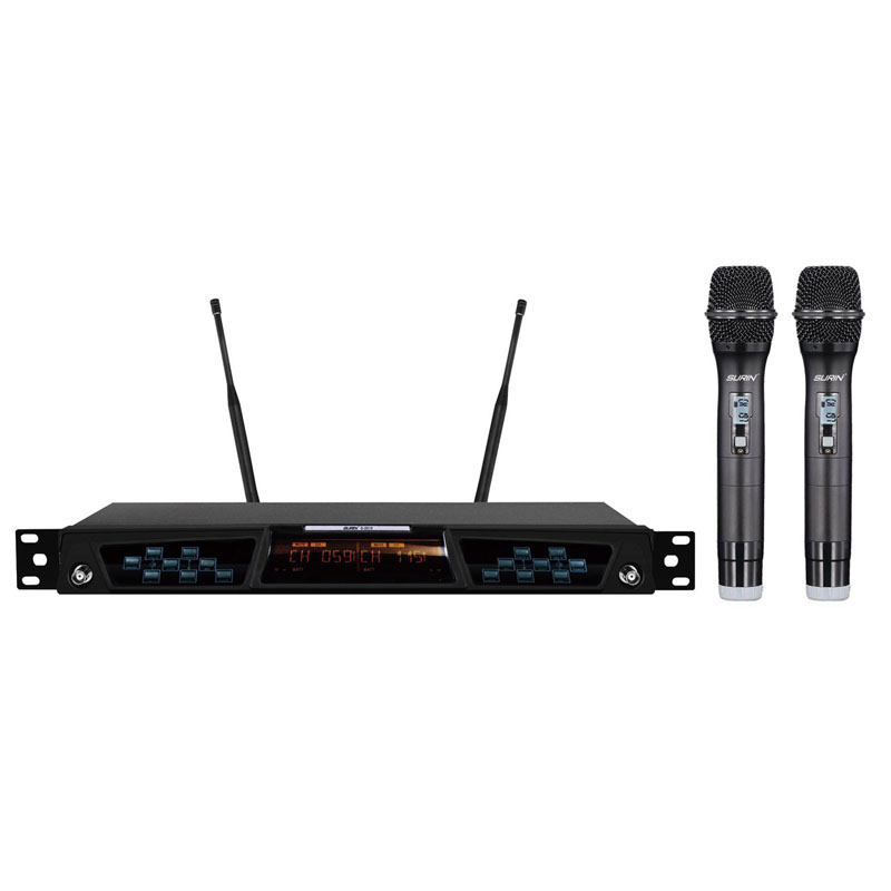 S-2010 专业一拖二无线手持话筒