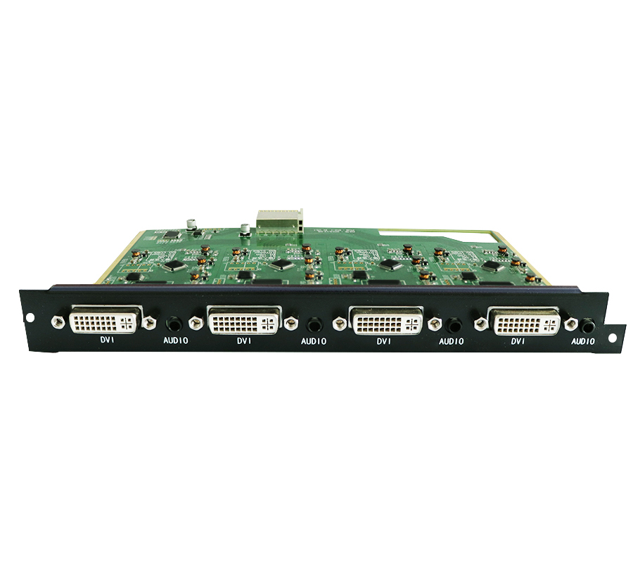 S-7590 无缝4路DVI、VGA、AV、Yprpb、音频输入卡