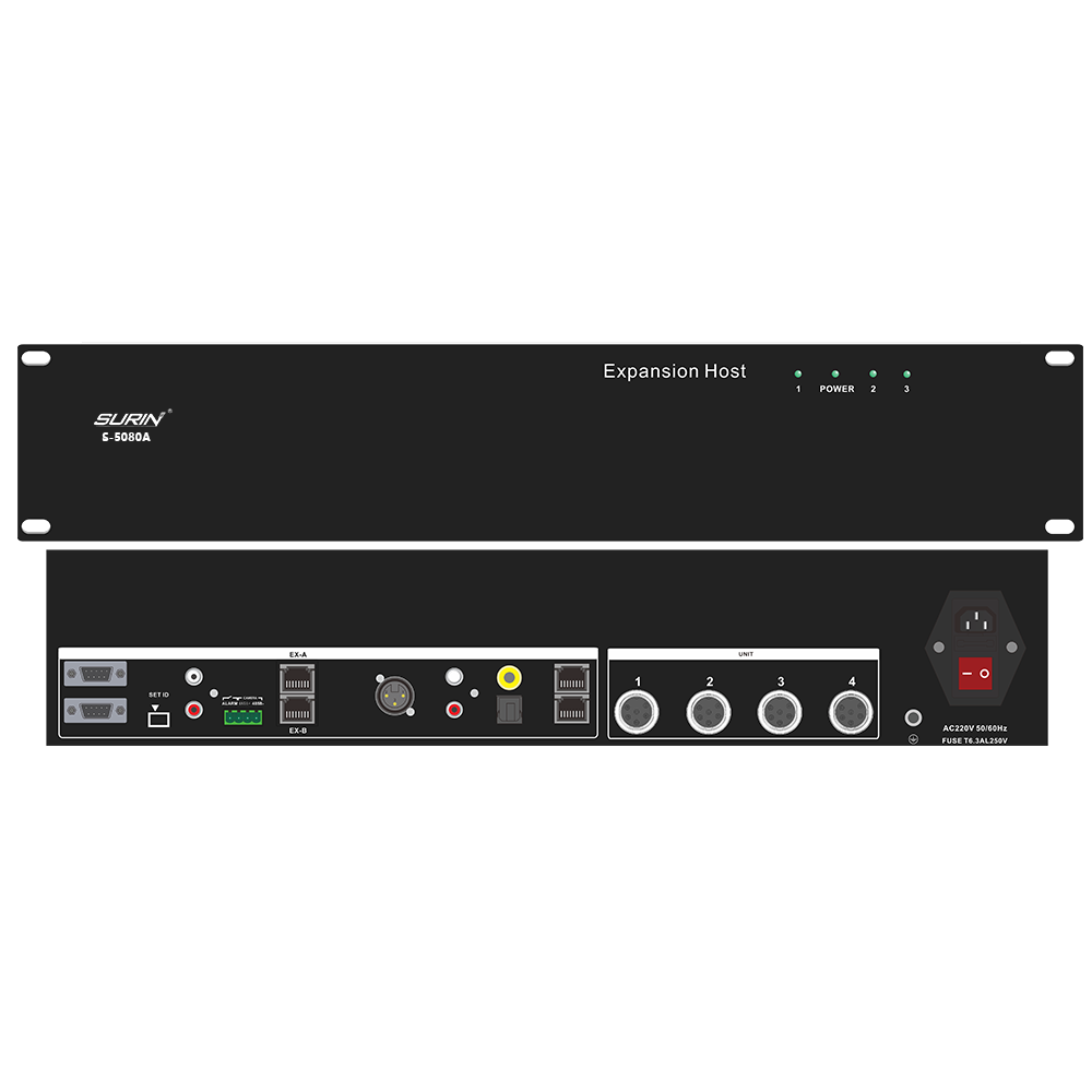 S-5080A 5G全数字网络 智能会议扩展主机