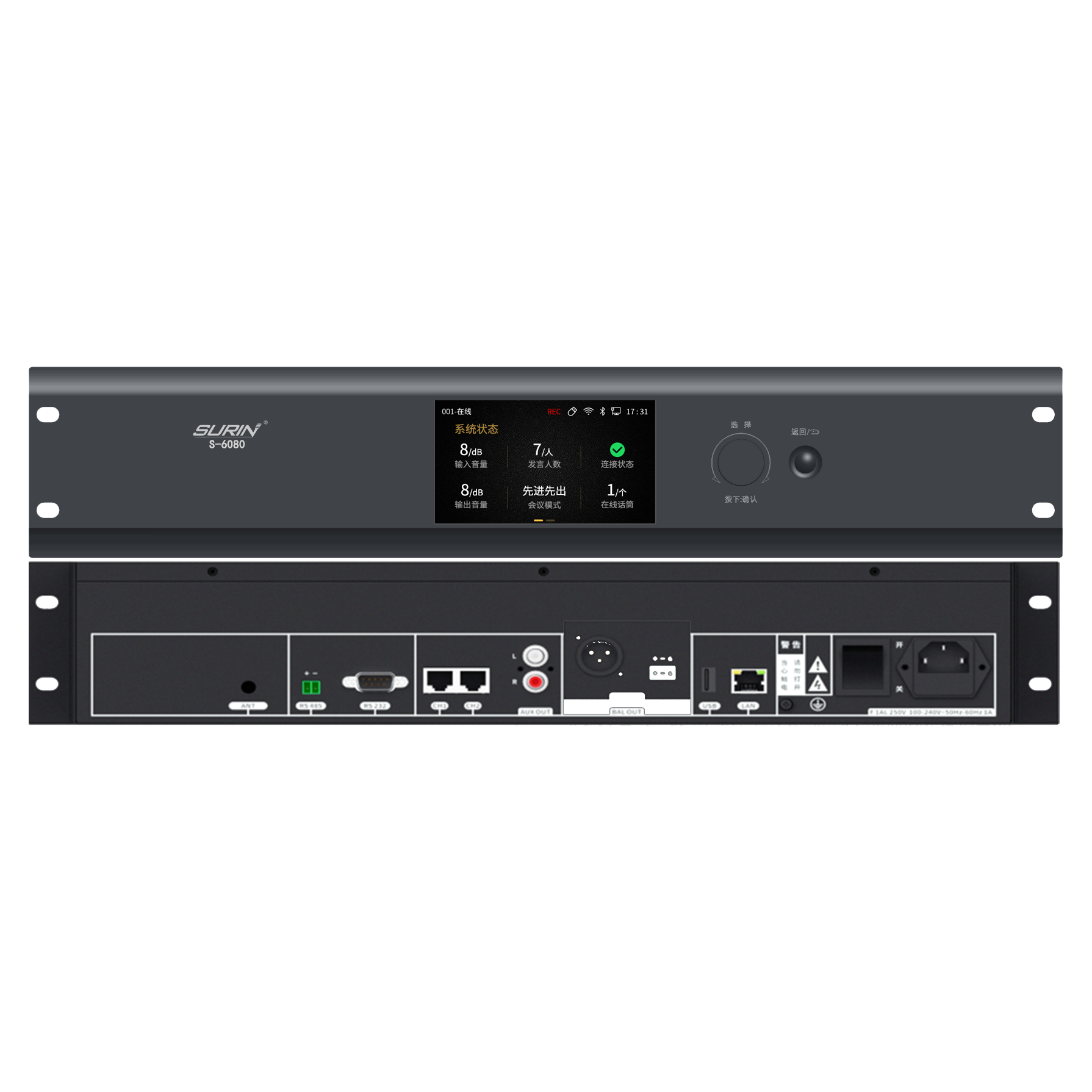 5G网络数字会议主机 S-6080