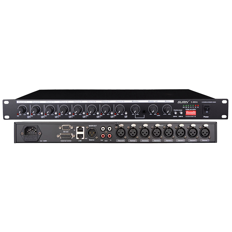 S-880A 8通道 智能会议混音器
